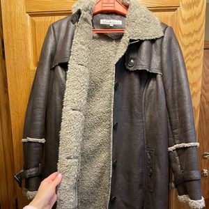 Kenneth Cole Sherpa lined Coat